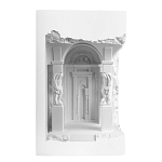 Встраиваемый в стену гипсовый светильник под покраску с колоннами и арками в античном стиле Antiquity Athena варинант исполнения - 8 | Loft Concept в Новосибирске