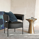 Приставной столик из латуни Grant Brass Side Table варинант исполнения - 5 | Loft Concept в Новосибирске