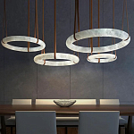 Люстра в форме обруча из натурального камня Minerals of Light варинант исполнения - 7 | Loft Concept в Новосибирске