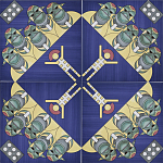 Плитка дизайнерская с узором Мангалоры варинант исполнения - 2 | Loft Concept в Новосибирске