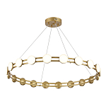 Люстра кольцевая с круглыми светодиодными источниками света Maxine Light варинант исполнения - 9 | Loft Concept в Новосибирске