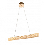 Люстра волнистой формы с текстурной огранкой Reflection of Reality варинант исполнения - 1 | Loft Concept в Новосибирске