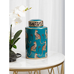 Ваза фарфоровая с крышкой Leopard Ccollection варинант исполнения - 3 | Loft Concept в Новосибирске