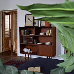 Стеллаж Retro Brown Rack варинант исполнения - 2 | Loft Concept в Новосибирске