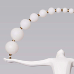 Торшер черно-белая статуэтка Девушка Girl Carries Light Balls варинант исполнения - 3 | Loft Concept в Новосибирске