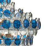 Люстра с каскадом из круглых декоративных элементов Harmony of Light варинант исполнения - 1 | Loft Concept в Новосибирске