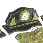 Настольный письменный набор из змеевика из 7-ми элементов Successful Leader варинант исполнения - 6 | Loft Concept в Новосибирске