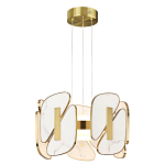 Люстра с мраморными вставками Marble Plates варинант исполнения - 2 | Loft Concept в Новосибирске