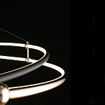 Люстра подвесная светодиодная Dаiana круглая варинант исполнения - 4 | Loft Concept в Новосибирске