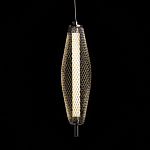 Люстра круглая каскадня с 5-ю плафонами из металлической сетки Mesh Lampshade Lighting варинант исполнения - 5 | Loft Concept в Новосибирске