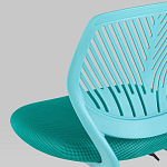 Яркий компьютерный стул Tropica Turquoise варинант исполнения - 6 | Loft Concept в Новосибирске