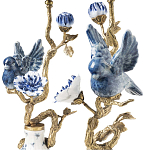 Подсвечник Candleholder Birds Atlanta Set 2 Pcs варинант исполнения - 3 | Loft Concept в Новосибирске