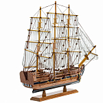 Декоративная модель деревянного парусника With The low варинант исполнения - 2 | Loft Concept в Новосибирске