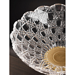 Чаша стеклянная прозрачная на бронзовой подставке с фигуркой девушки Eden Garden варинант исполнения - 7 | Loft Concept в Новосибирске