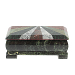 Шкатулка для денег с мозаикой из натуральных камней Stone Casket варинант исполнения - 2 | Loft Concept в Новосибирске