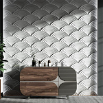 Гипсовая 3D Панель Aura варинант исполнения - 2 | Loft Concept в Новосибирске