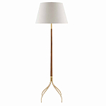 Торшер на изогнутых ножках с конусовидным тканевым абажуром Rotation варинант исполнения - 2 | Loft Concept в Новосибирске
