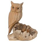 Статуэтка из дерева сова Animals of the World варинант исполнения - 4 | Loft Concept в Новосибирске