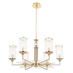 Люстра с 6-ю цилиндрическими стеклянными плафонами Jeanette варинант исполнения - 4 | Loft Concept в Новосибирске