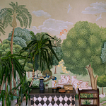 Обои ручная роспись Dandaka Glades Original colourway on painted Xuan paper варинант исполнения - 3 | Loft Concept в Новосибирске