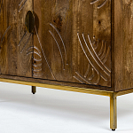 Широкая тумба с фактурным фасадом Termite варинант исполнения - 4 | Loft Concept в Новосибирске