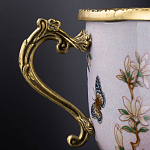 Фарфоровая чаша с бронзовыми элементами Eden Garden варинант исполнения - 5 | Loft Concept в Новосибирске