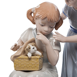 Статуэтка фарфоровая Девочки с собачками Charming Statuette варинант исполнения - 1 | Loft Concept в Новосибирске