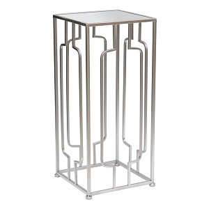 Столик маленький с серебряной основой Edison