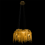 Люстра подвесная круглая с изогнутыми металлическими дугами и ниспадающими цепочками 65 см Atlantis Chain варинант исполнения - 5 | Loft Concept в Новосибирске