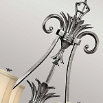 Люстра с 7-ю кремовыми текстильными абажурами Hinkley варинант исполнения - 4 | Loft Concept в Новосибирске