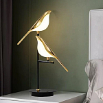 Настольная лампа с 2-мя плафонами в виде птичек Flight of Light варинант исполнения - 1 | Loft Concept в Новосибирске