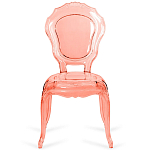 Прозрачный стул розовый LOUIS GHOST CHAIR Pink варинант исполнения - 2 | Loft Concept в Новосибирске