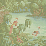 Обои ручная роспись Le Brésil Pastel варинант исполнения - 3 | Loft Concept в Новосибирске