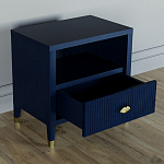 Прикроватная тумбочка с полкой Elsa Dreams Blue варинант исполнения - 2 | Loft Concept в Новосибирске