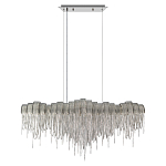 Люстра подвесная с металлическими дугами и длинными цепочками 115 см Atlantis Chain варинант исполнения - 11 | Loft Concept в Новосибирске