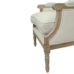 Кресло William Classical Armchair beige flax варинант исполнения - 4 | Loft Concept в Новосибирске