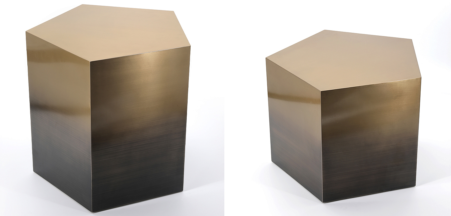 Пара приставных столов Pentagon Counter Table Пара приставных столов Pentagon Counter Table - Loft-Concept в Новосибирске
