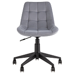 Мягкое компьютерное кресло Plushe Grey варинант исполнения - 3 | Loft Concept в Новосибирске