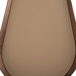 Комод округлой формы с тремя ящиками Walnut and Leather варинант исполнения - 5 | Loft Concept в Новосибирске