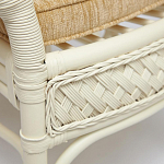 Комплект обеденный из ротанга Eloise grand white варинант исполнения - 11 | Loft Concept в Новосибирске