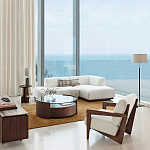 Кресло Avalon White Boucle из массива ореха варинант исполнения - 9 | Loft Concept в Новосибирске