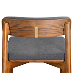 Барный стул из массива ясеня с обивкой из рогожки Elegant Ash варинант исполнения - 5 | Loft Concept в Новосибирске