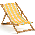 Шезлонг из акации и ткани Argentina варинант исполнения - 3 | Loft Concept в Новосибирске