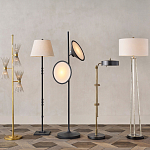 Торшер с абажурами из тонких металлических палочек Wild Thorns варинант исполнения - 3 | Loft Concept в Новосибирске