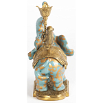 Фарфоровый подсвечник Слон с эмоцией Fluens варинант исполнения - 5 | Loft Concept в Новосибирске