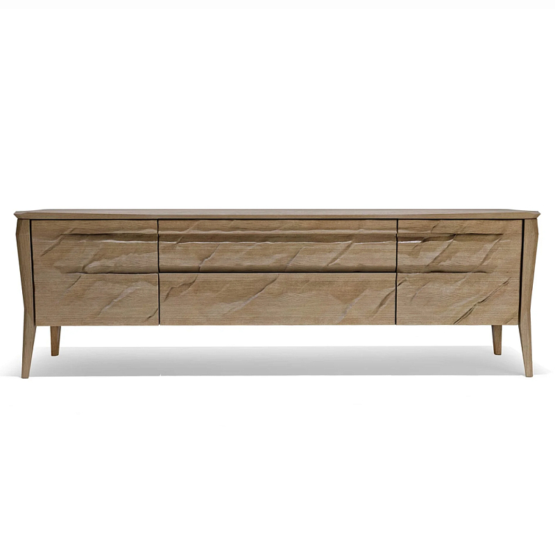 ТВ тумба 2 двери и 2 выдвижных ящика Tasteful Furniture Венге Светлый дуб ТВ тумба 2 двери и 2 выдвижных ящика Tasteful Furniture Венге Светлый дуб в Новосибирске | Loft Concept
