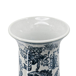 Ваза с классическим узором шинуазри синего цвета Blue & White Ornament  варинант исполнения - 2 | Loft Concept в Новосибирске