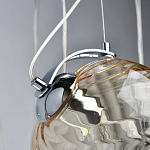 Люстра каскадная с 9-ю разноцветными стеклянными плафонами Kaleido варинант исполнения - 8 | Loft Concept в Новосибирске