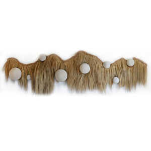 Большая дизайнерская Инсталляция из соломы RAFFIA Installation 