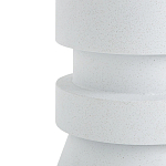 Приставной стол из искусственного камня Chess White варинант исполнения - 2 | Loft Concept в Новосибирске